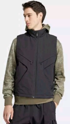 Adidas Adventure Premium Vest Puffer Jacket Black IJ0721 New Mens