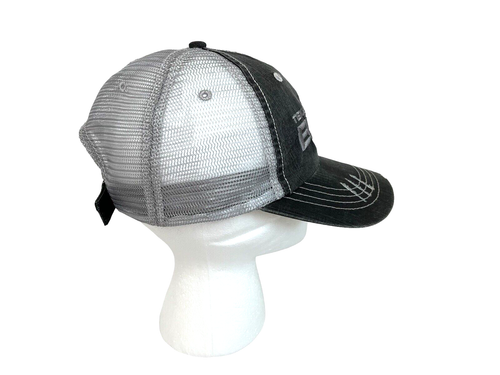 Texas Elite Ball Cap Distressed Strapback Spacecity Gray Mesh Trucker Adjustable - Picture 6 of 10