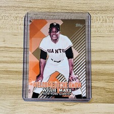 Willie Mays 2022 Topps Series 1 Welcome to the Show NY Giants GOLD SSP #’d /75