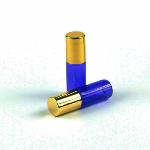 1-100X 5ml Empty Glass Roll on Bottles Perfume Oils Metal or Glass Roller Ball - Picture 15 of 17