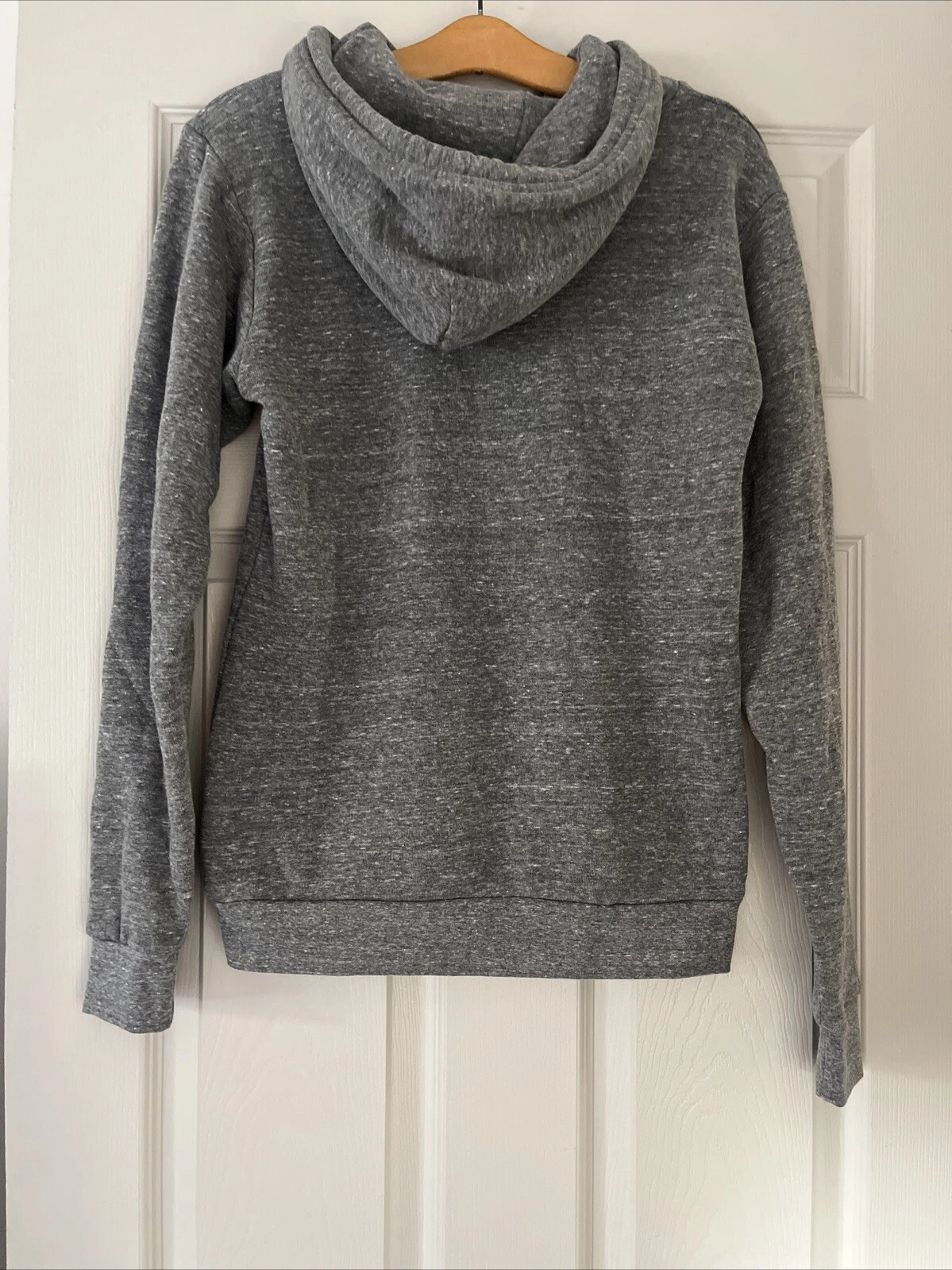 VETEMENTS Felpa con cappuccio donna Goose Island Beer Company grigia misto cotone coulisse taglia small