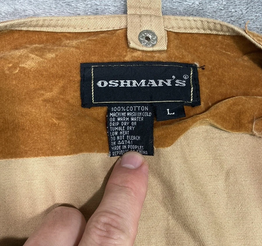 Vintage Oshman's Men’s Vest Duck Hunting Skeet Shooting Khaki Hunting - Size L - Image 2 of 4