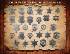 OLD WEST WESTERN BADGES,BUYERS CHOICE,STAR,VI...