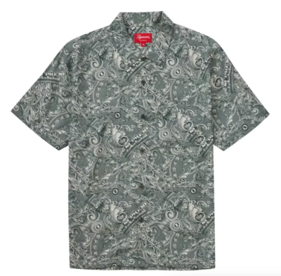 トップス 23ss Supreme Dollar S/S Shirt green S SS23 SUPREME DOLLAR S/S SS BUTTON UP SHIRT GREEN SZ XXL | eBay