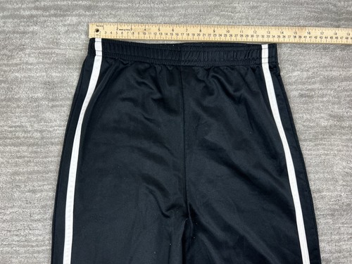 Vintage USA Olympics Pants Youth XL 18 Black White Stripe Made in USA - Picture 4 of 11