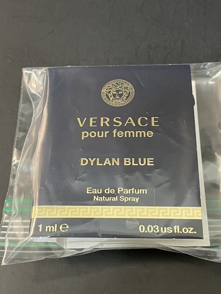 VERSACE “DYLAN BLUE” POUR FEMME : EAU DE PARFUM SAMPLE NEW