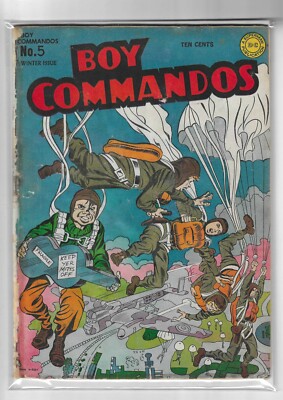 Boy Commandos # 5 Fair DC Golden Age [Simon + Kirby Art]