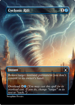 Cyclonic Rift - High Quality Altered Art Custom Cards