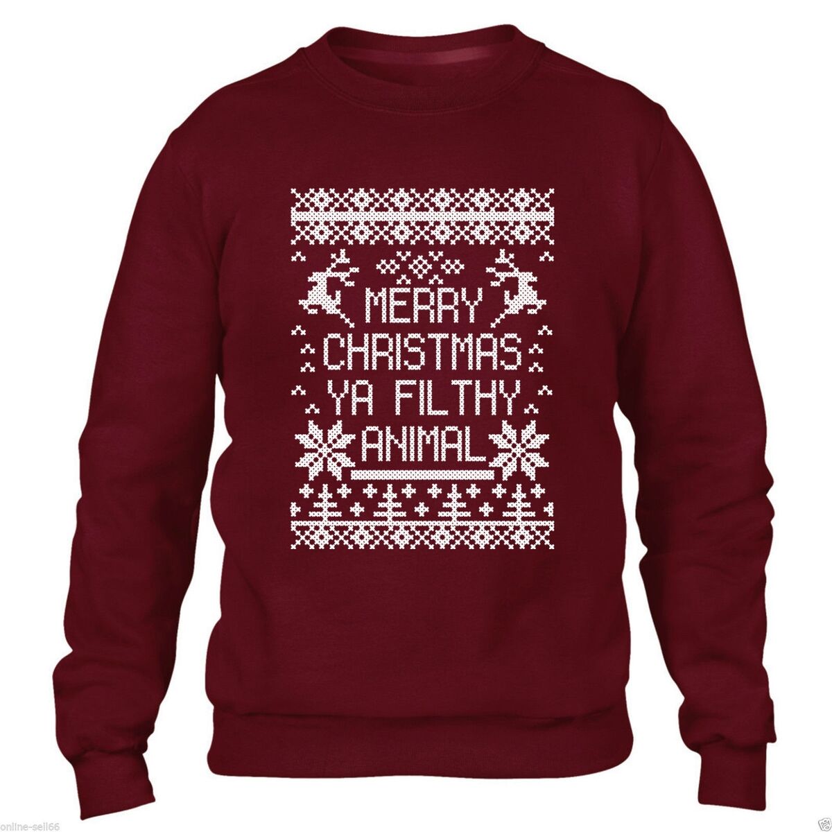 Merry Christmas Filthy Animal Unisex Tee (Tan) Merry Christmas Filthy Animal Unisex Tee (Tan)