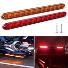 <!--F#f_0-->16inch Amber /Red Truck Trailer Light Bar 11LED Stop Turn Tail Brake Light Strip<!--F/-->