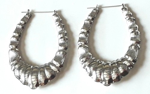 Boucles D'oreilles Clips Strass Blanc - Métal Argenté Sans Nickel, Style épuré