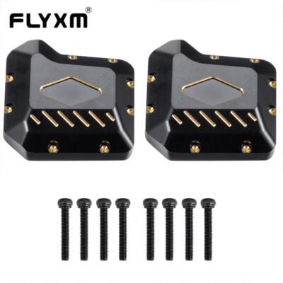 FLYXM Brass Weight Front Rear Axle Diff Cover for 1/10 RC Car Traxxas TRX4 TRX6