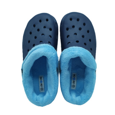 crocs con pelo uomo