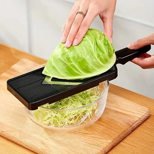 Trituradora de repollo multifuncional manual de alimentos cortadora de verduras rallador para ensaladas - Imagen 22 de 24