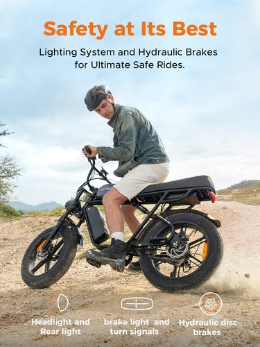 ENGWE M1 E Bike Herren Elektrofahrräder-Ebike mit einem Akku/ 2 Akkus 20 Zoll - Bild 4 von 17