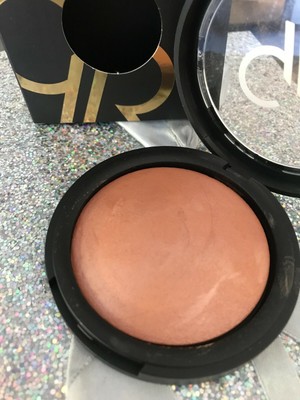 Poudre Compacte Golden Rose Stardust 107 Brun Pastel - 9 G - Mat & Hydratante - Neuf