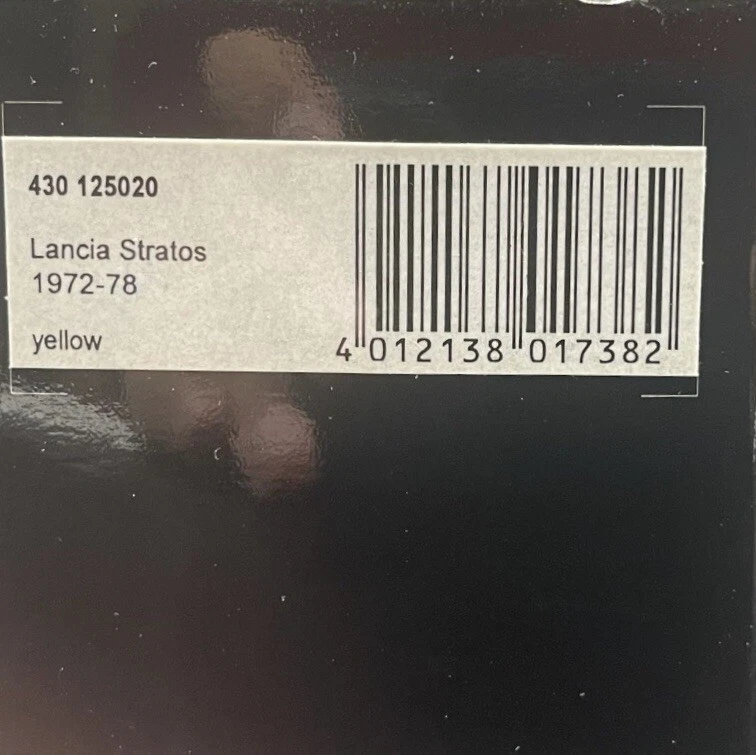 Minichamps 1/43 Lancia Stratos 1972-78 желтый 430125020 - Изображение 4 из 4
