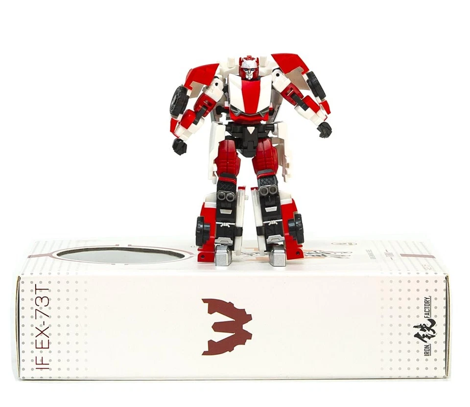 New 3rd Party Transform Robot toy IF EX-73T EX73T Samurai Sideswipe Red Alert - Image 2 of 4