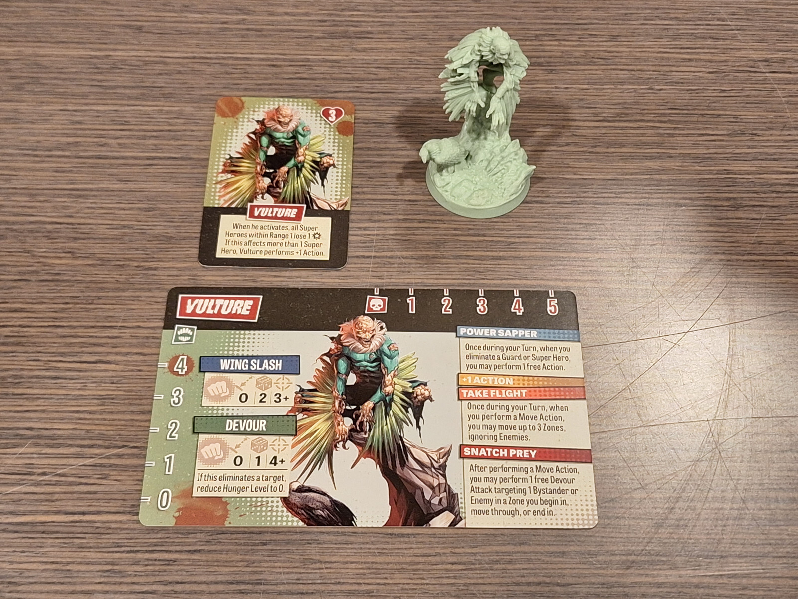 Vulture Figure Zombie Cards Marvel Zombies Kickstarter Zombicide