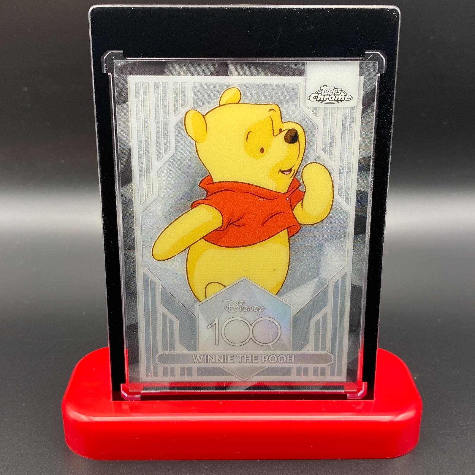 Winnie the Poo Display Collectible Gift Disney 100 Topps Chrome Card