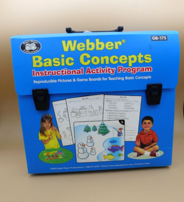 Super Duper Webber Basic Concepts Instructional Activity Program GB175