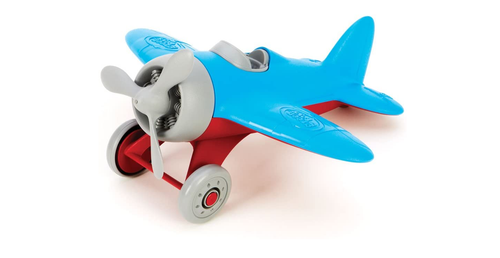 Green Toys Airplane - BPA, Phthalates Free, Blue Air Transport Toy for HOT - Picture 2 of 4