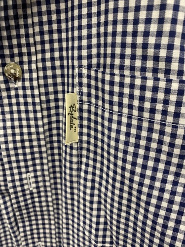 Country Life in Ryedale Blue Checked Short Sleeved Shirt Size Chest 38" Collar 1 - Picture 4 of 5