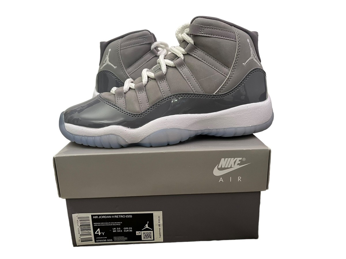 シューズ(男性用) Nike Air Jordan 11 Retro \"Cool Grey\" Nike Air Jordan 11 XI Retro Cool Grey Patent 2021 UK 4.5 US