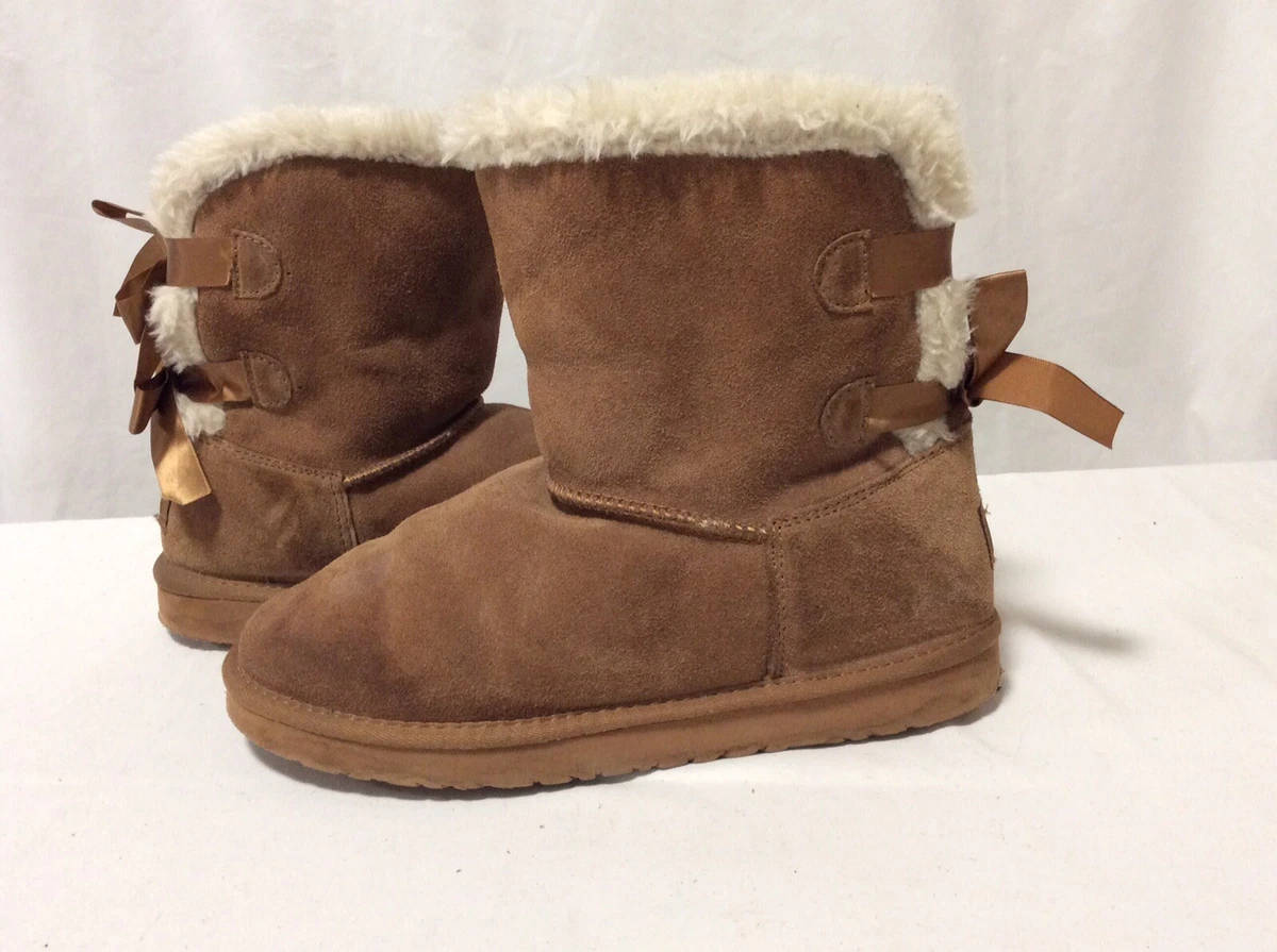 Brown top warm boots
