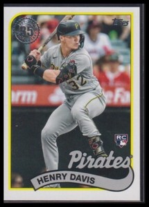 2024 Topps #89B-28 Henry Davis 1989 Topps Baseball 35th Anniversary (Series One)
