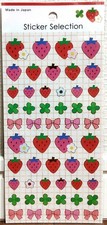 GAIA Lovely Strawberry PVC adesivo trasparente selezione frutta trifoglio...