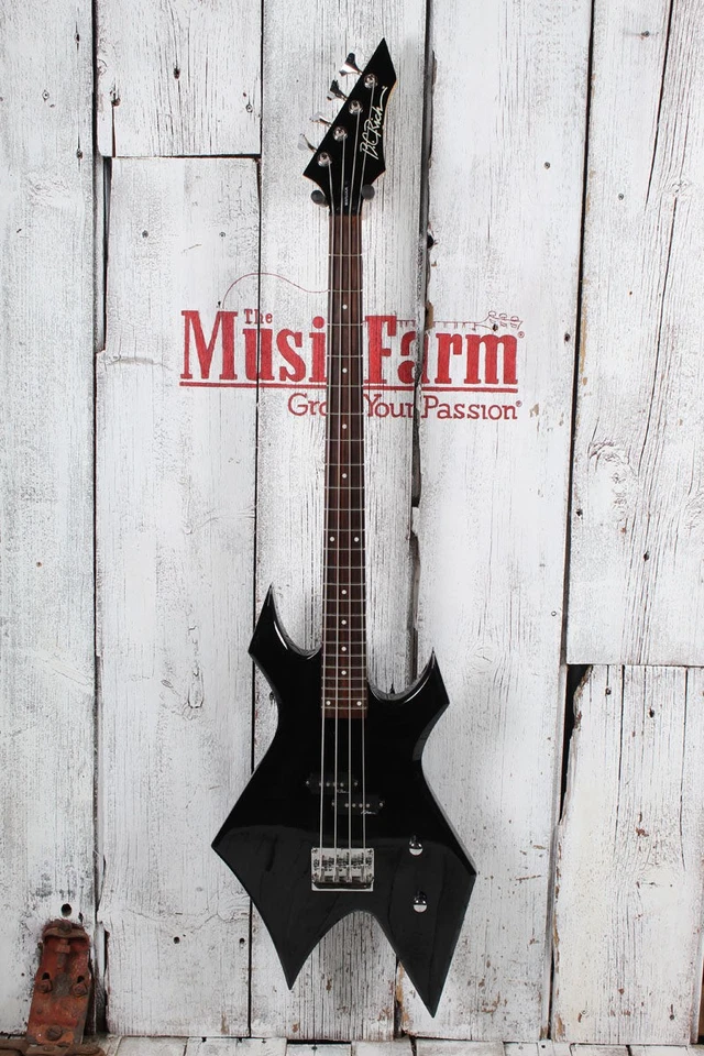 Bajo eléctrico de 4 cuerdas BC Rich Warlock con estuche rígido Foto 4 de 4