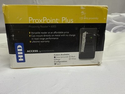 HID 6005BKB00 ProxPoint Plus 6005 RF Proximity Reader - Black