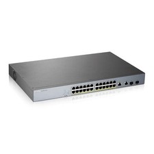 Image of 24 Port Zyxel GS1350-26HP Gigabit Smart Managed PoE Switch with GbE Uplink, 24x