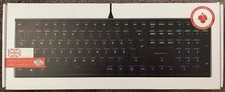 Cherry MX 10.0N Mechanical Low Profile RGB Keyboard Office Gaming UK Layout Red
