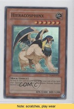 SR - Hieracosphinx YuGiOh The Lost Millenium #TLM-EN012 2005 READ 0c4