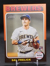 2024 Topps Heritage Sal Frelick Rookie Card Box Topper #OB-41. rookie card picture