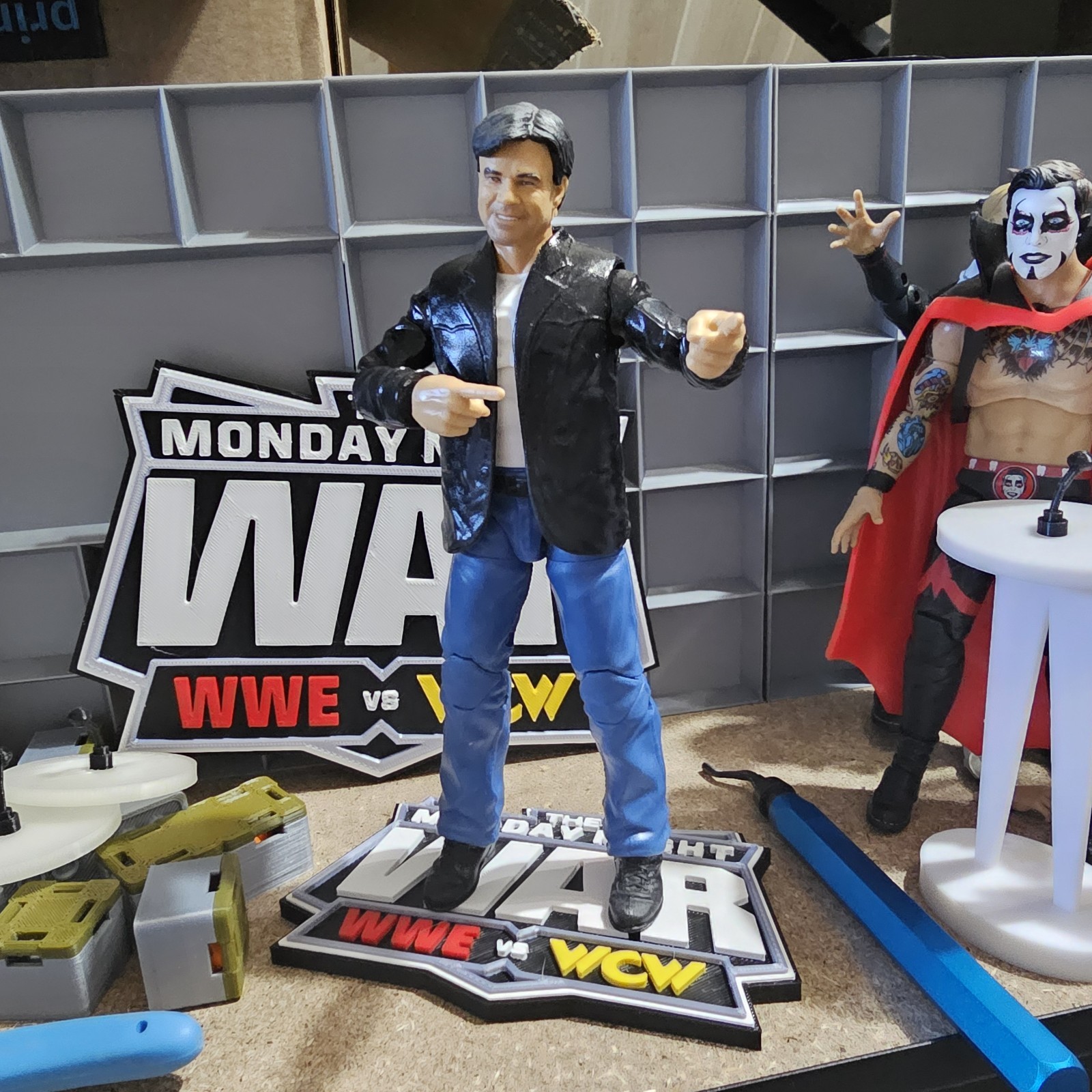 WWE Mattel Elite Monday Night War Figure Stand Accessory