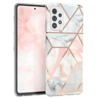 FüR Samsung Galaxy A72 / A72 5G Imd SchutzhüLle Tpu Handy HüLle Case Rose Gold