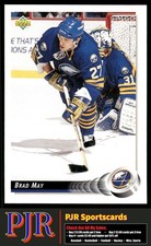 Brad May 1992-93 Upper Deck #74 Buffalo Sabres