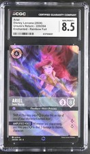 Lorcana - Ariel Sonic Warrior Enchanted 220/204 - Ursula's Return CGC NM 8.5