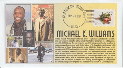 6° Cachets Michael K. Williams Memorial Emmy-nominated Actor Omar in The Wire