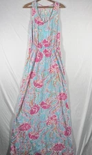 Lilly Pulitzer Mills Maxi Long Dress Size Small Jellies Be Jammin Coastal Resort
