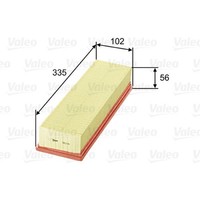 Valeo Luftfilter Filtereinsatz FüR CitroëN C2 1.1 1.4 C3 I Peugeot 207 1007