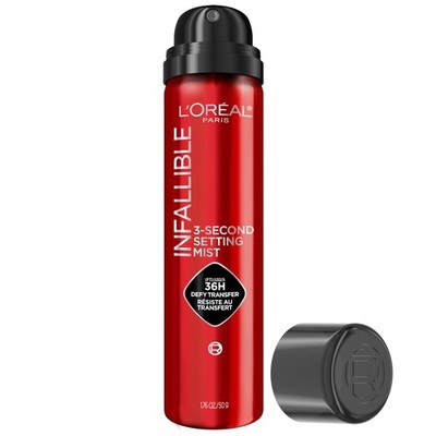 Infallible 3Second Setting Spray Mist, Microfine Mist for up to 36HR Wear, Cl...