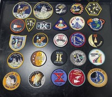 Lot Of 26 Vintage Nasa Space Exploration Embroidered Patch Collection