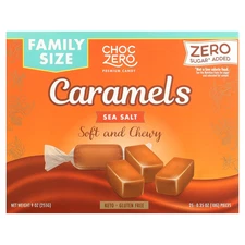 Caramels, Sea Salt, 9 oz (255 g)