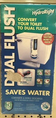 Hydroright Dual Flush Valve and Lever Handle HYR271 (Convert to dual flush)!!!