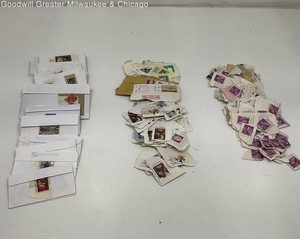 Lot of Various Mixed International United States Used Postage Stamps Vintage