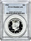 1964 KENNEDY HALF DOLLAR PROOF PCGS PR68 DEEP CAMEO